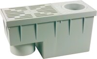 Regensinkkasten für Fallrohre 75-100 mm 380x155x200...