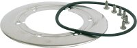 Flanschring V2A für Badablauf und Terrassenablauf 93...