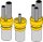 Multi Anschlussmuffe mit passender Schlauchklemme DN 100