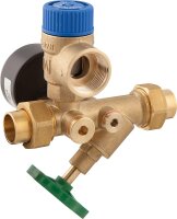 Boilersicherheitsgruppe WSG 75/10 DN15, Ø 18 mm...