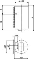 Warmwasserspeicher druckfest Typ TG 100 EVE 100 Liter elektrisch