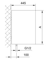 Warmwasserspeicher elektrisch 80 Ltr Modell OGB 80 SLIM