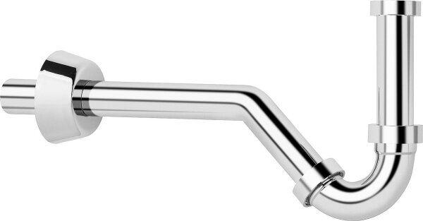 Röhrensiphon kunststoff verchromt 11/4" DN32 Ausführung Bidet
