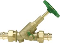 Freistromventil mit Pressverschraubung V-Kontur DN...