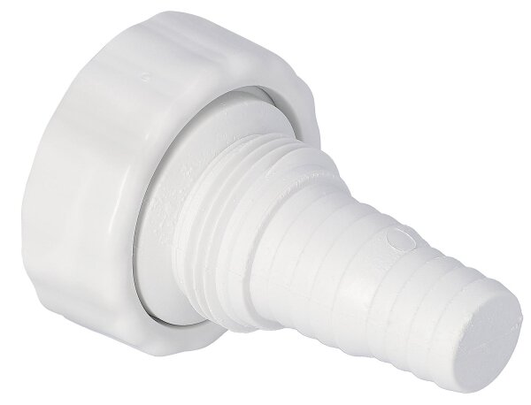 Schlauchtülle mit Überwurfm. 1 1/2" gerade für 93 008 05 mit Dichtung
