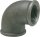 Tempergussfitting, schwarz Winkel 90°, 3/4" (i/i) Typ 90