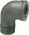 Tempergussfitting, schwarz Winkel 90°, 11/2" (i/a) Typ 92