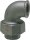Tempergussfitting, schwarz Winkelverschraubung 1" (i/i) Typ 96, konisch dichtend