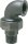 Tempergussfitting, schwarz Winkelverschraubung 11/4" (i/a) Typ 98, konisch dichtend