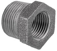 Tempergussfitting, schwarz Reduktionsstück,...