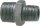 Tempergussfitting, schwarz Reduktionsdoppelnippel, 11/2" x 11/4" Typ 245 (a/a)