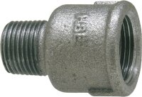 Tempergussfitting, schwarz Reduktionsmuffe, 3/4" x...