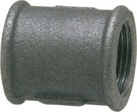 Tempergussfitting, schwarz Muffe, ger. 2" (i/i) Typ...