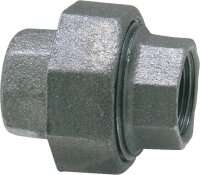 Tempergussfitting, schwarz Verschraubung 2" (i/i)...