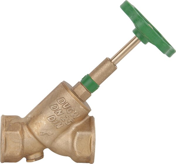 KFR-Schrägsitzv.DN25/1" steigender Spindel IG x IG/ohne Entleerung