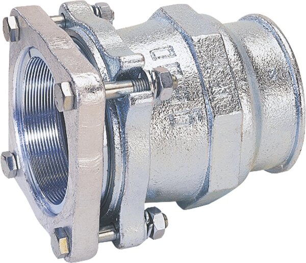 Temperguss-Klemmverbinder mit IG Gas PN 5, Wasser PN 16, Typ IF 2 1/2" (76,1)