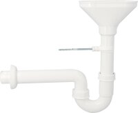 Trichtersiphon DN40 inkl. Wandbefestigung