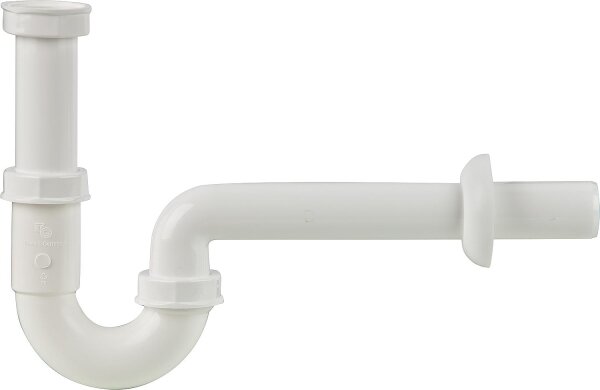 Röhrengeruchverschluss 11/4", Wandrohr L = 220 mm, Verstellrohr L = 140 mm, Ø 32 mm