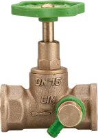 Durchgangsventil / Muffenanschluss steigende Spindel, mit...