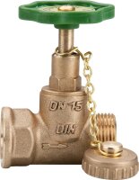 Kesselentleerventil Eingang: IG, Ausgang: Kappe/Kette...