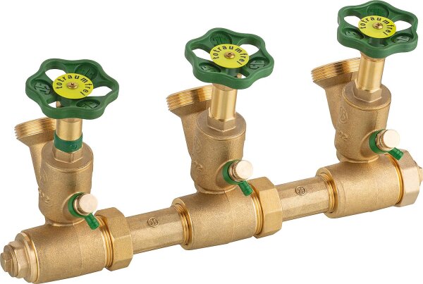 ATV-Verteiler (ohne Rinne) nichtsteigende Spindel, 5-fach 775(2-6)  1"-11/2" DN 25