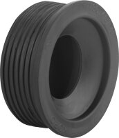 Zwillings-Gummi-Nippel Ø 52 mm, schwarz,...