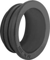 Gummi-Nippel schwarz für WT-Siphonrohr 46 x 40mm