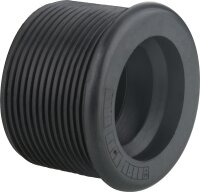 Gummi-Nippel schwarz für Siphonrohr 44 x 32mm  DN32
