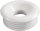 Gummi-Spülrohrverbinder hell für Druckspülrohr Ø 28/32 mm Anschluss = 55mm / mit Rosette