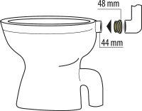 Gummi-Spülrohrverbinder f....