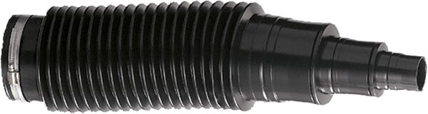 Dunstrohranschluss flexibel  mit Rollring NW 70/90/100