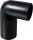 Bogen reduziert 90° PEHD verlängerter Schenkel, D = 56/40 mm, DN = 56/40 mm