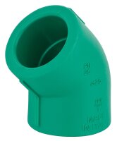 PPR Rohr Winkel 45° PN25  25mm