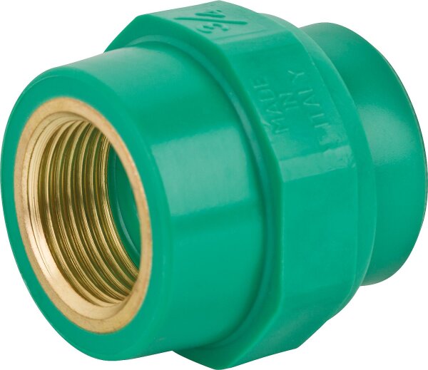 PPR Rohr Kupplung IG PN25 25 mm x 1/2"