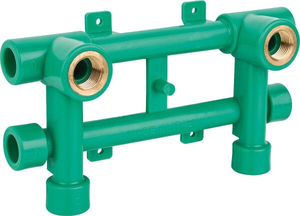 PPR Rohr Hahn-Fixierungsanlage Ø 20 mm x 1/2"