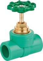 PPR Rohr absperrbarer Hahn m. Verstellrad Ø 20 mm