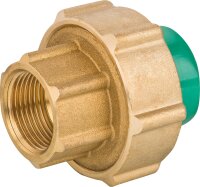 PPR Rohr Kupplung IG messing 40x11/4", max....