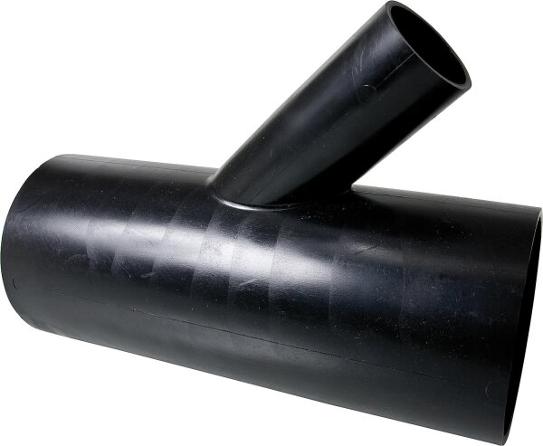 Abzweig reduziert 45° PEHD D = 90/56 mm, DN = 90/56 mm