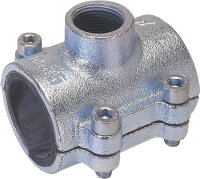 Gebo Temperguss-Anbohrschelle Typ ANB, 1/2" x 1/2"