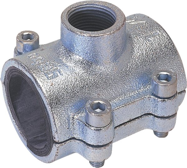 Gebo Temperguss-Anbohrschelle Typ ANB, 1" x 3/4"