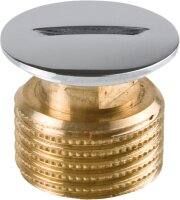 Blindstopfen 1/2 Verchromt