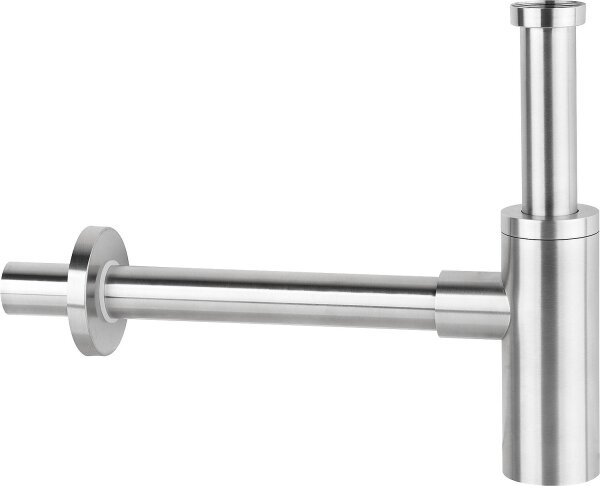 Design-Siphon DN32 (11/4"), Edelstahl matt