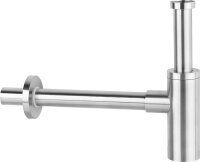 Design-Siphon DN32 (11/4"), Edelstahl matt
