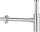 Design-Siphon DN32 (11/4"), Edelstahl matt