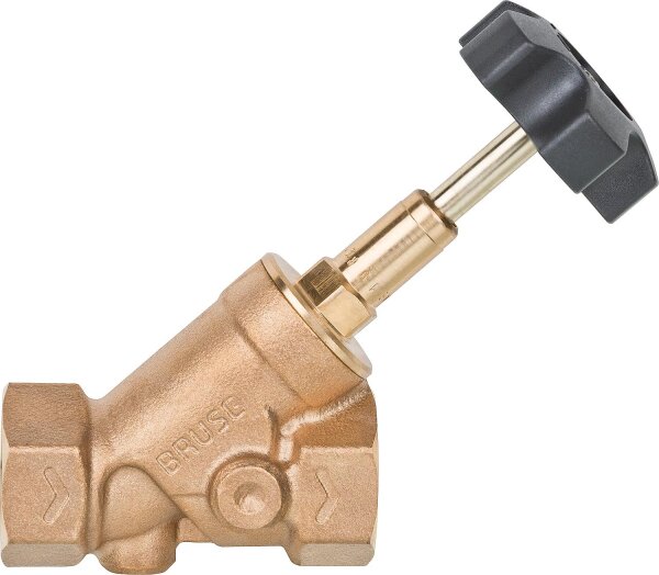 Freistromventil ROTGUSS,DN15 (1/2") mit steigender Spindel, Ergo-Handrad