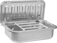 Klapprost aus Aluminium für Ausgussbecken