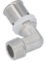 Pressfitting für MSVR Übergangswinkel AG, verzinnt, 20x2mm - 3/4", TH-Kontur