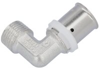 Pressfitting für MSVR Übergangswinkel AG, verzinnt, 26x3mm - 3/4", TH-Kontur