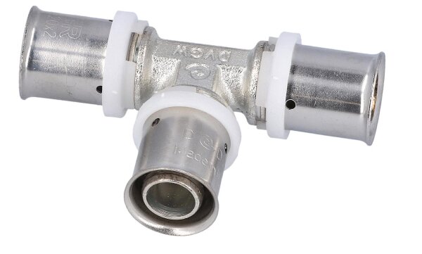 Pressfitting für MSVR T-Stück, verzinnt 16x2mm, TH-Kontur