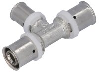 Pressfitting für MSVR T-Stück reduziert, verzinnt, 20x2 - 16x2 - 20x2mm, TH-Kontur